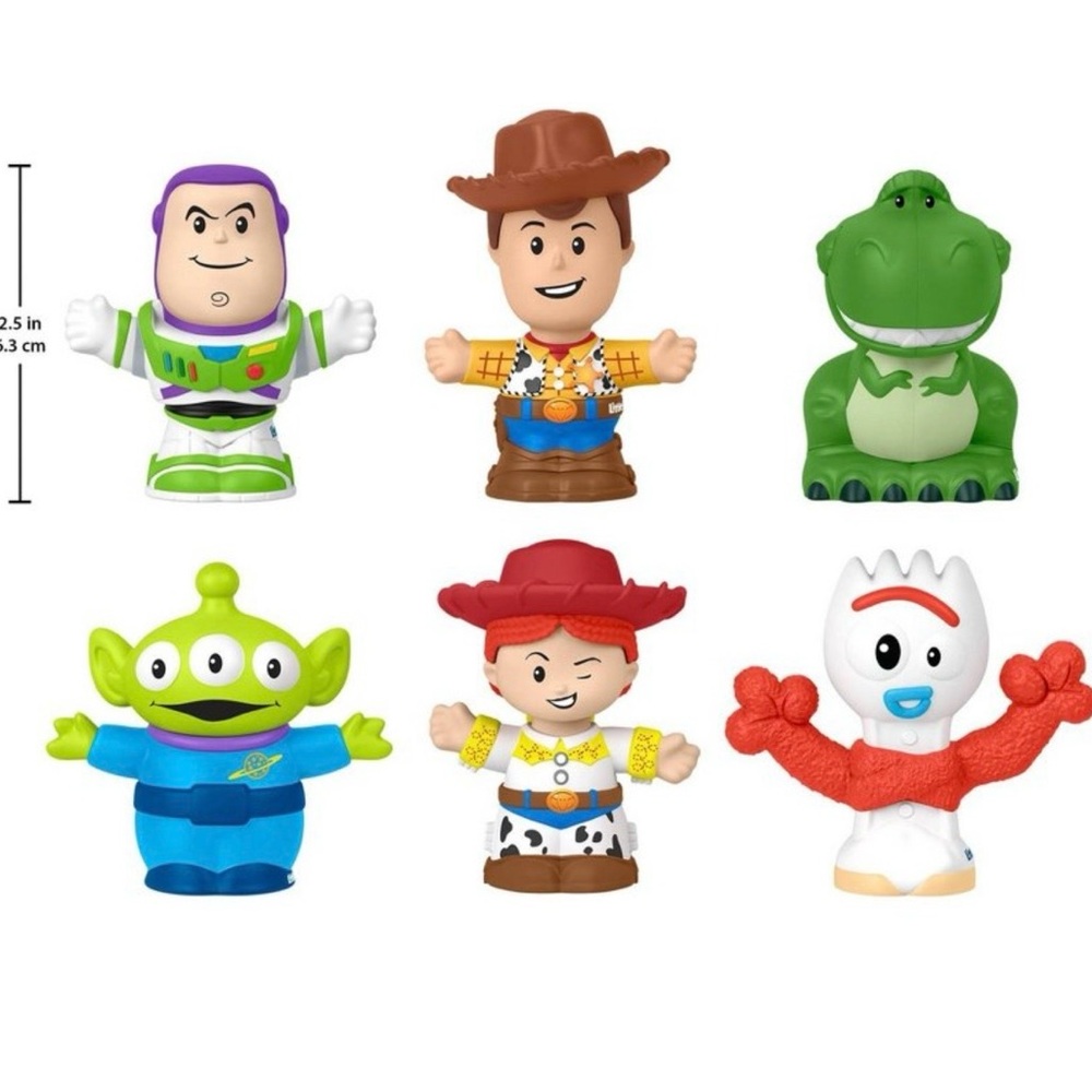 Fisher Price Little People Disney Pixar Toy Story 6 PC Figure Set for Kids NEW! - Picture 3 of 4